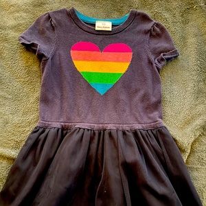 Girls heart dress